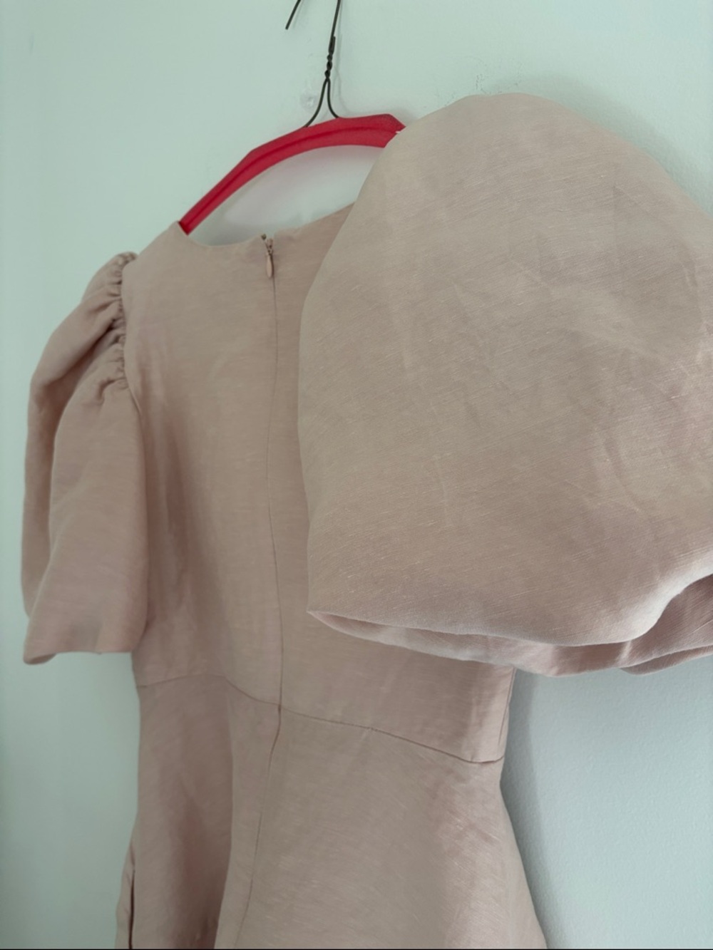Aje pink puff sleeve midi dress - Picture 9 of 9